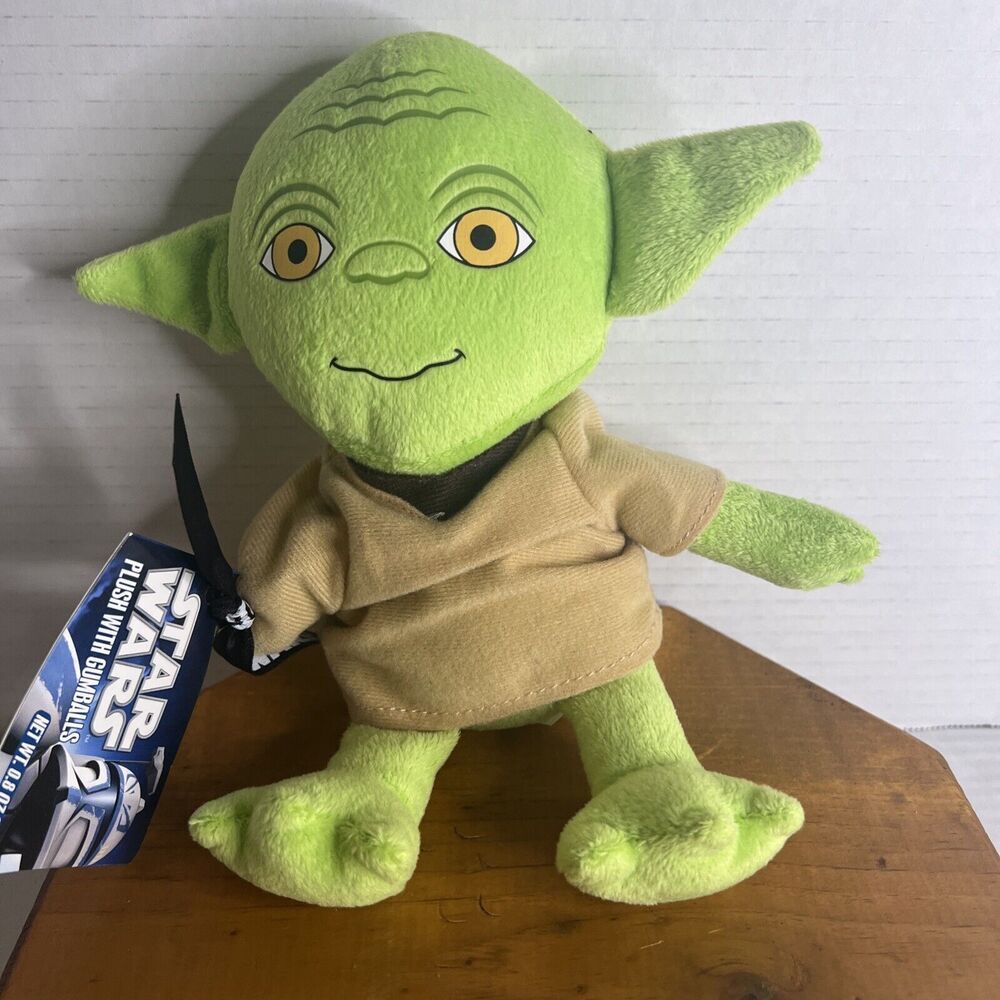 Star Wars Yoda Soft Green Plush with Gumballs 2011 Stuffed Animal 9" Galerie